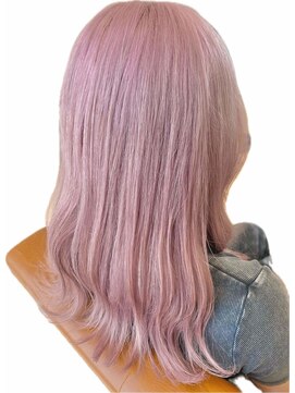 ヘアーサロン リアン 熊谷2号店(hair salon Rien) ペールピンクカラー