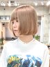 【当店でブリーチから60日以内限定】ハイトーンリタッチ+カラー+うる艶TR
