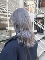 アソビセカンド 原宿(ASOBI 2nd)&nbsp;ダブルカラー/黒髪/ボブルフ/ネビージュ/原宿/前髪/シルバー