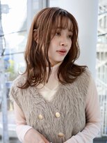 エムスラッシュ たまプラーザ(M.SLASH)&nbsp;大人かわいい/外ハネミディアム/くびれカール/たまプラーザ