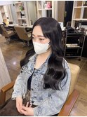 【lapis新宿】地毛に合わせてエクステ×韓国巻き