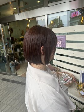 チャプター 千葉ニュータウン中央店(chapter) 顎下ボブショートボブ春カラーボルドー