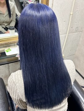 ルノン シェリー(LUNON cheliy) イメチェンヘアスタイルホワイトブロンド外ハネボブ美髪のススメ