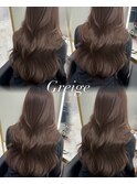 透明感あるグレージュ♪♪