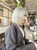 マッシュ グランバーズ 布施(MASHU GRANDVASE)&nbsp;【東大阪布施】ケアブリーチでホワイトブロンドへ！