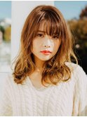 ゆるカール×甘めロング