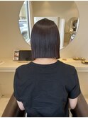ストレート×ボブ