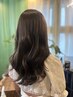 【圧倒的艶髪】カットカラー＋極潤トリートメント　17300→16500