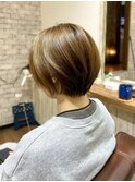 大人女性向けショートボブ♪