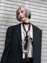 PELE原宿/ブリーチなしダブルカラー/ハイトーン/ケアブリーチ【３月上旬OPEN(予定)】&nbsp;着物ヘア/ダークアッシュ/ミディアムレイヤーカット/原宿