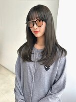 エアージーモ 門司店(AIr G mo) オリーブグレージュ×レイヤーカット