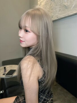 シェノン 表参道(CHAINON) 表参道/イメチェン/ピンクベージュ/アンブレラカラー/前髪/渋谷