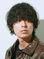 エルマーク 松山(L-MARK) ウルフヘア/メンズ/ウルフカット/スパイラルパーマ/波巻き