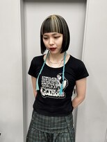 ヴァーディ オモテサンドウ(Vardy omotesando)&nbsp;bob/ハイトーン ボブ デザインカラー モード おんまゆ