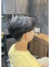 【ビジネスパーマ】カット+パーマ+シェービング+眉カット