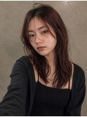 レイヤーカット/顔周り・フェイス/20代/30代/ウルフ/シャギー