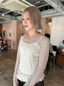 ホネン(honen)の写真/◎あなたに似合う顔周りカットで自信UP！口コミ高評価サロンが創る、あなただけのスタイル♪薬院/薬院大通