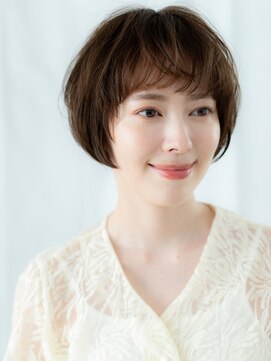 ドクターズ サロン ラブ(Dr's Salon LAB) 似合わせカラー小顔補正カット大人美人ショートf古河30代40代