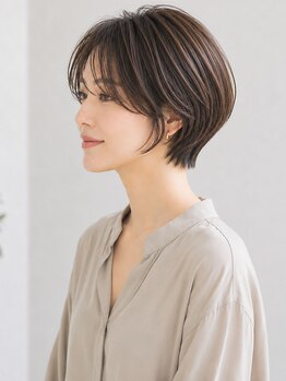 ニコ 橋本店(nico.)の写真/本厚木★サイドバングも顔周りレイヤーカットも◎な似合わせカットで人気のnicoで旬のレイヤースタイルに