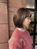 キチ(kichi.)&nbsp;柔らかベージュのナチュラルボブ