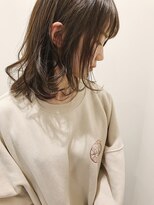 フープヘアー(HOOP.HAIR)&nbsp;オリーブベージュ／ミディアムレイヤー