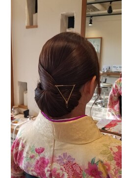 モップス 能見台店(MOPS) 着物に合うアップスタイル＊ヘアセット/ヘアアレンジ