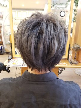 ルークス 中央林間(LOOOKS) men'sグレーヘアstyle