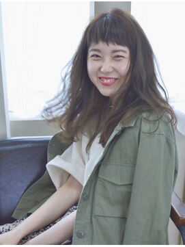 ヘアカフェ コトノハ(hair cafe Kotonoha) 【コトノハ】マスクには前髪が◎大人かわいい小顔カーキアッシュ