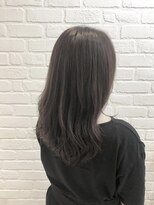 デイジー インデックスヘア 大島店(DAISY index hair)&nbsp;レイヤーカット　ミルクティーベージュ　大人かわいい　ロブ
