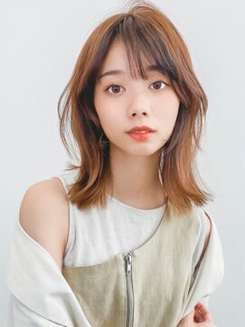 アリュウル 表参道(ALLURE) 韓国ヘア　くびれレイヤーカット　くびれミディアム 【東垂水】