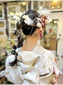【志治幸佳】ヘアセット/一束ヘアアレンジ/和装/着付け