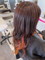 ガーデン アクロスプラザ足利店(garden)&nbsp;インナーカラー/キャロットオレンジ