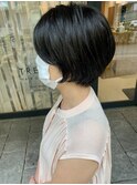 シンプルショートボブ_海浜幕張