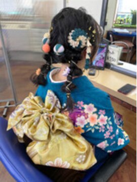 デイジー(Daisy) たまねぎヘア紐アレンジ成人式卒業式