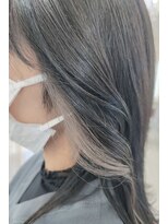 10代20代30代ロングレイヤーインナーカラー小顔丸みボブディ