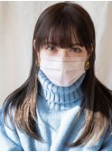 【白川】20代30代40代ストレートヘアプラチナグレージュ23.1.31