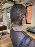 ボブヘアアレンジ/結婚式ヘアアレンジ/江坂/早朝ヘアセット