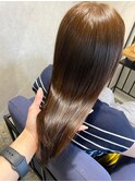 髪質改善カラー/艶髪滑らかストレート♪