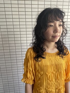 ヘアアンドスペース ベロン(hair&space velon) ロングウェーブパーマ