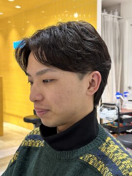 ルースト 渋谷店(ROOST) ニュアンスパーマ×センターパート