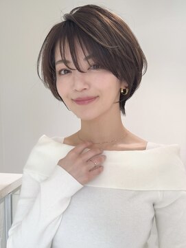 ロンドエニカ 大宮(Lond enika) ウェーブミディアム似合わせカットメルティカラーショート/大宮