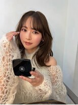 ラル 立川(lar)&nbsp;内外兼用ミディ_イメチェン美髪外ハネボブホワイトブロンド