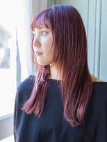 ヘアアンドリラクゼーション シャッセ(Hair&Relaxation SASE)&nbsp;大人かわいいレッドピンクカラー