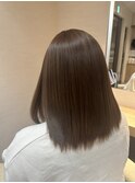 柔らかいベージュ 「髪質改善×塚口美髪トリートメント」