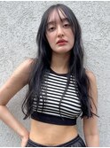 ブルーブラック×ロングレイヤー