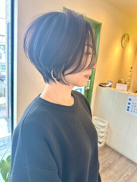 ラフ 立川(Laff) 丸みのゆったりショートボブ