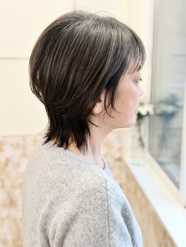 白髪活かしハイライト