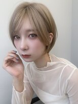 リリット(ReLit)&nbsp;マレットヘアハイライト髪質改善オリーブグレーココアベージュ