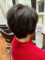 美容室ヒラトヤ 都南店&nbsp;白髪染めグレイカラー大人ボブ似合わせカットミセスヘア
