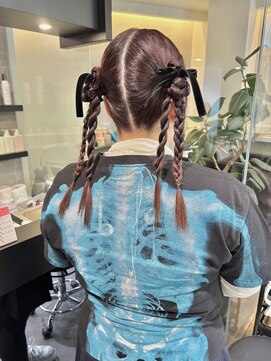 ケンジ 横浜(KENJE) ツインヘア/編みおろし/タイトヘア/イベントアレンジ